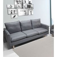 DIVANO 3 POSTI DARIO TESSUTO GRIGIO DIV8233