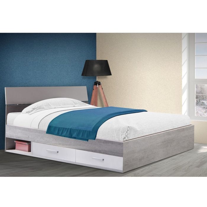 LETTO 1P ½ CON 2 CASSETTI CEMENTO LET54 main product photo