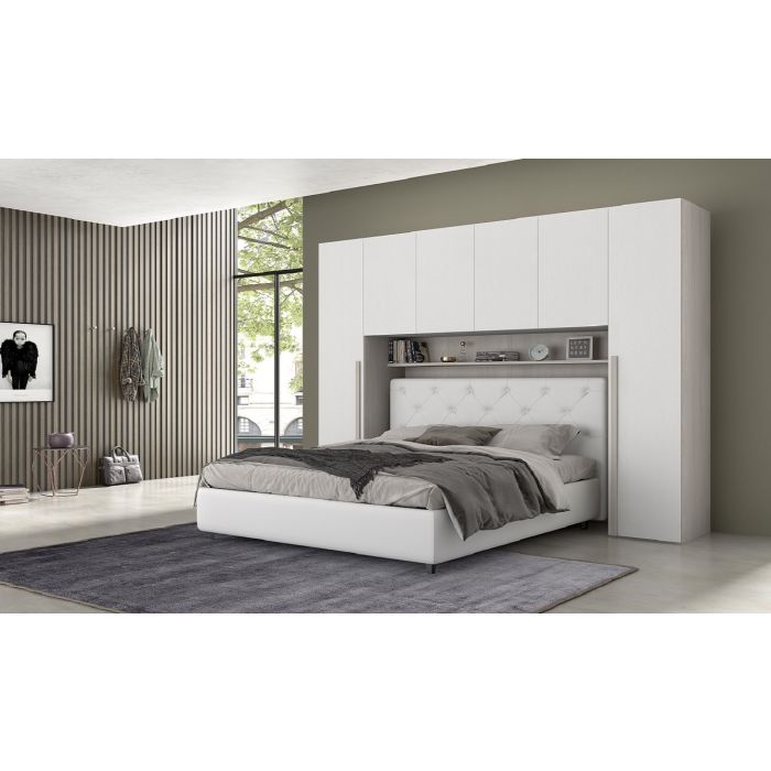 Armadio ponte Loft 6 ante olmo bianco main product photo