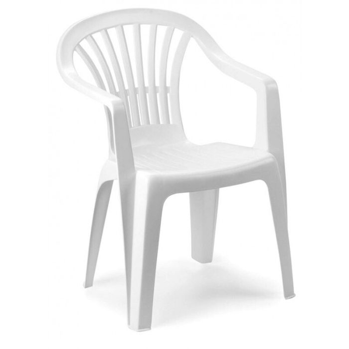 SEDIA IMPILABILE IN RESINA ALTEA BIANCA main product photo