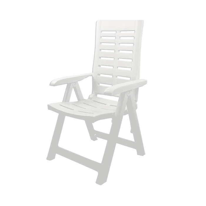 POLTRONA RESINA PIEGH. YUMA BIANCO main product photo