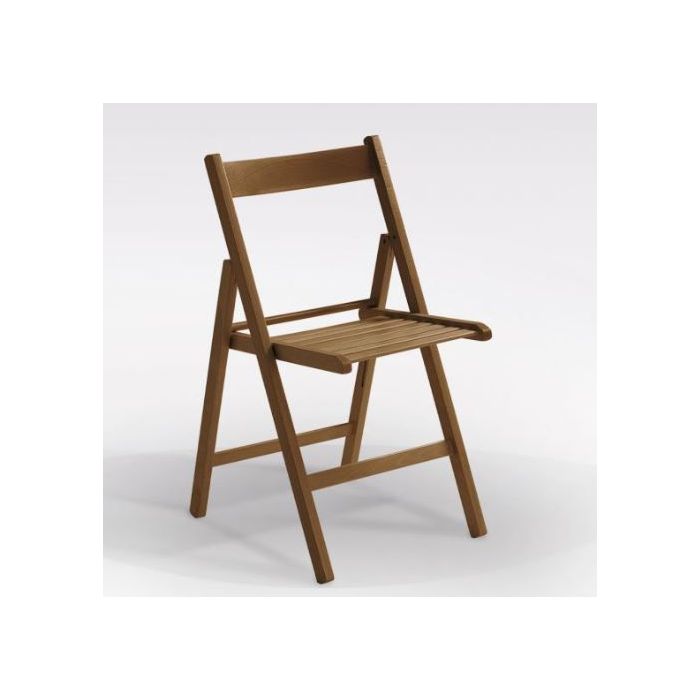 SEDIA PIEGHEVOLE ART 01 TINTA NOCE T63 01NO main product photo