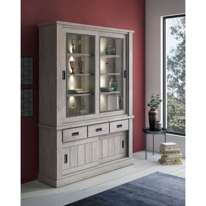 CRISTALLIERA ANTHONY 2ANTE+3CASSETTI 150X40X204 VE281 main product photo