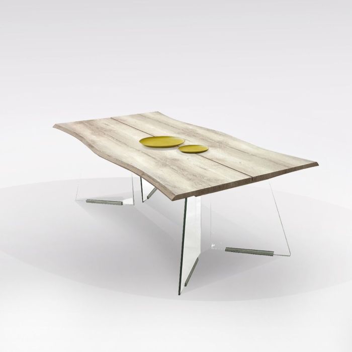 TAVOLO GAMBE VETRO PIANO LAMINATO TAV 929 main product photo