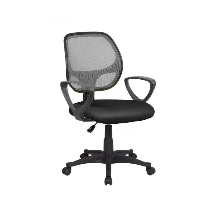 SEDIA UFF. C/BRAC MOD. ATLANTA GRIG-NERO E8088GY main product photo