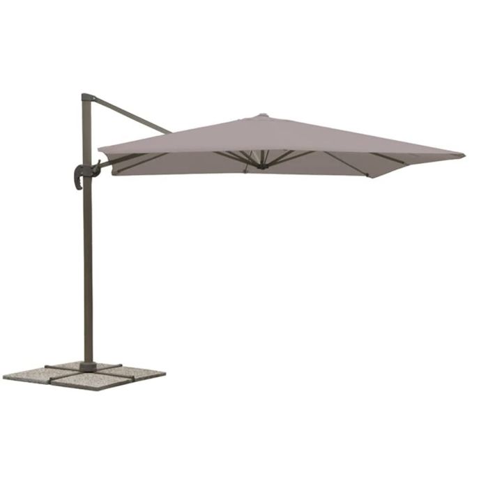 OMBRELLONE DELUXE A BRACCIO RETT. 3X4MT GRIGIO 780/29G main product photo