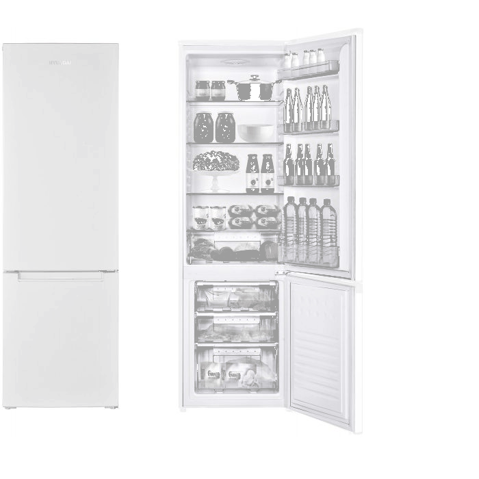 FRIGO COMBINATO HYUNDAI CBHN-34SM1WE0 BIANCO main product photo