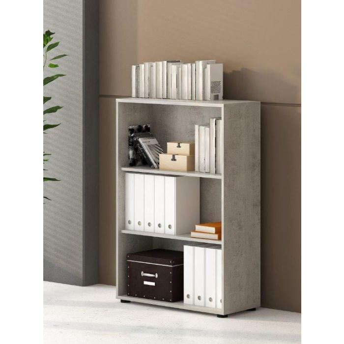 LIBRERIA OMEGA II SMALL CEMENTO 3 VANI LIB88 main product photo