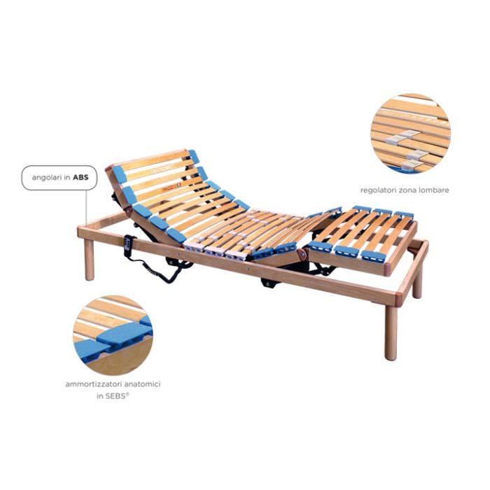 GIOIA RETE ELETTRICA 80X190H30/35/40 PIEDI INCLUSI main product photo