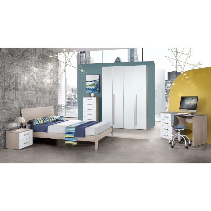 TEAM CAMERETTA 4A+1LETTO 120 OLMO/BIANCO LARICE SENZA SETTIMINO main product photo