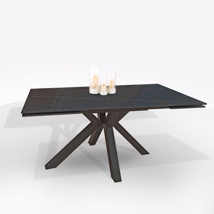 TAVOLO 160X90 ALL. EFFETTO MARMO NERO TAV5203 main product photo