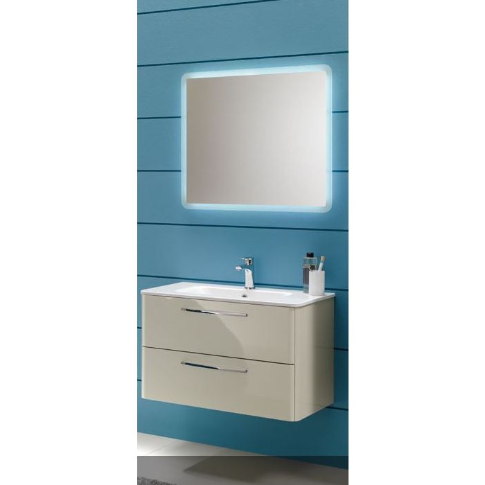 COMP.NUVOLA CON SPECCHIO RETROILLUMINATO LED CM 80 GRIGIO NUVOLA main product photo