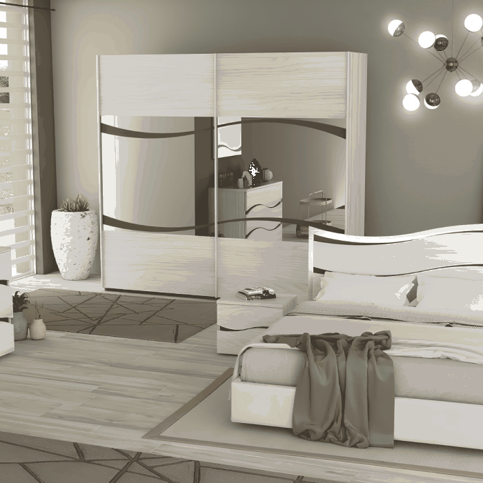 CAMERA MATRIMONIALE LE DUNE OLMO BIANCO COMP.02 main product photo