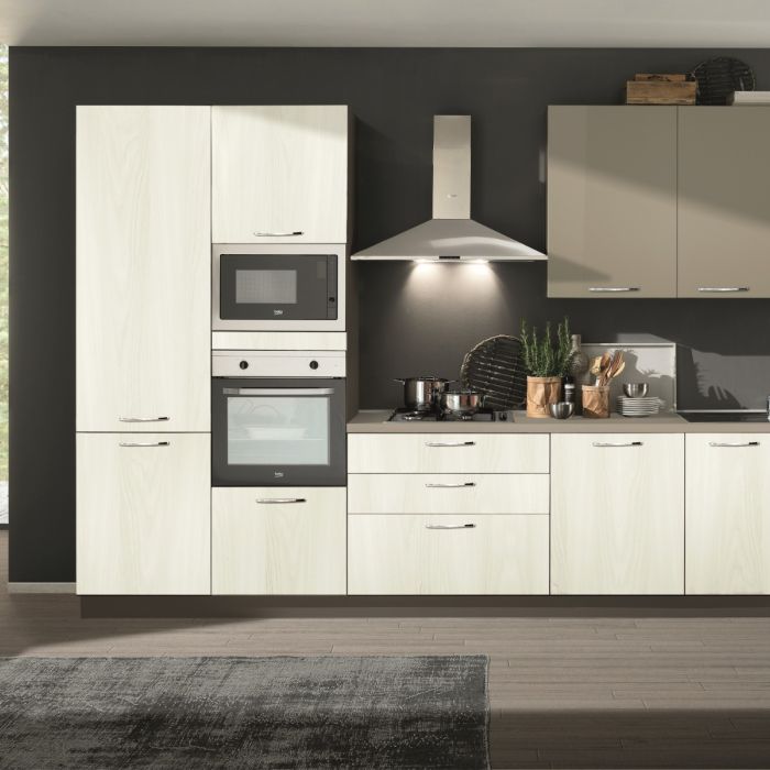 CUCINA MODERNA KIRA COMPLETA DI 5 ELETTRODOMESTICI main product photo