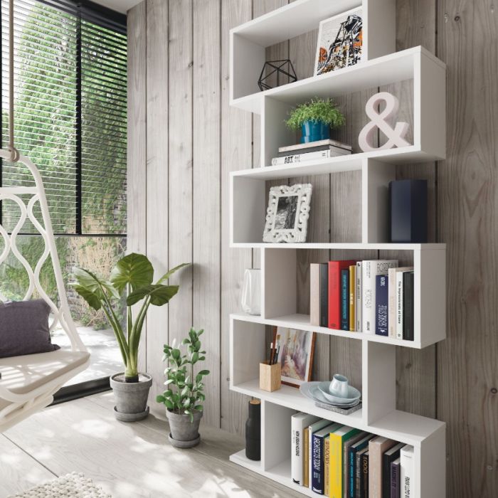 LIBRERIA SCAFFALE ATENA BIANCA ALTA main product photo