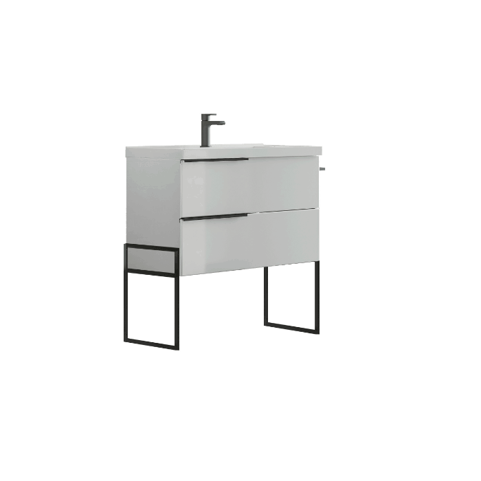 COMP. BAGNO FEBE2 CM 80 BIANC LUC FEBE280BILU C/SPECC FL80 FARETTO 01 main product photo