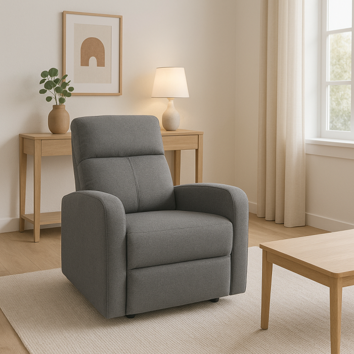 POLTRONA RELAX GIADA RECLINER MANUALE GRIGIO COL.27 main product photo