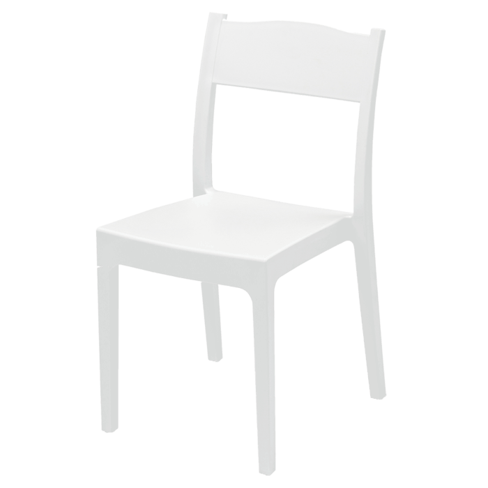 SEDIA VESTA RESINA BIANCA main product photo