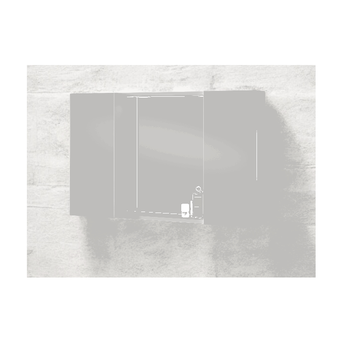 SPECCHIO BAGNO SUSY 2 ANTE A SPECCHIO L.94,5 P.16 H60,5 CM 20150-49 V main product photo