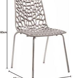 SEDIA GROOVE GRIGIO PERLA