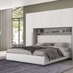 Armadio ponte Loft 6 ante olmo bianco