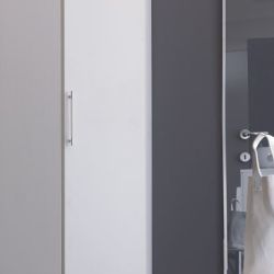 Terminale destro armadio basic frassinato bianco
