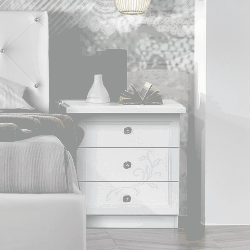 COMODINO SARA FRASSINO BIA C/GLITTER