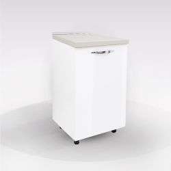 Base cucina 1 anta 45 cm bianco lucido