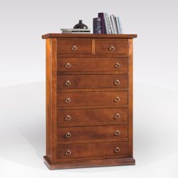 CASSETTIERA NOCE  6+2 CASSETTI