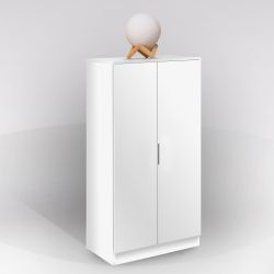 ARMADIO SCARPIERA 2 ANTE BIANCO