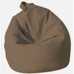 POUFF  SACCO  ECOPELLE MOKA