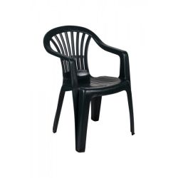 SEDIA IMPILABILE IN RESINA ALTEA ANTRACITE