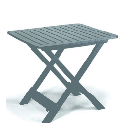 TAVOLO  PIEGH. TEVERE VERDE 80X72