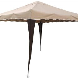 GAZEBO PIEGHEVOLE C/BORSA BEIGE 3x3 ART.787/32