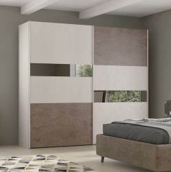 ARMADIO 2 ANTONI ELLIOT 4 SPATOLATI +2 BRONZO C/SP FUME