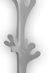 ATTACCAPANNI STELO GRIGIO ART 10224