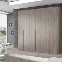 Armadio lady 6 ante olmo perla