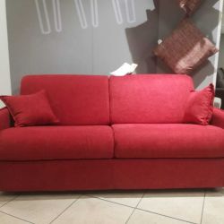 DIVANO LETTO 3 POSTI ELEGANT ENJOY 14 BORDEAUX