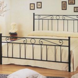 LETTO MATRIMONIALE TEVERE IN FERRO BATTUTO