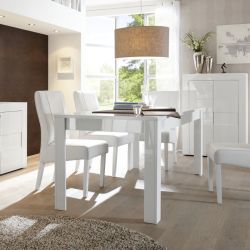 EASY TAVOLO BIANCO 137+ALL ART. 349015AL