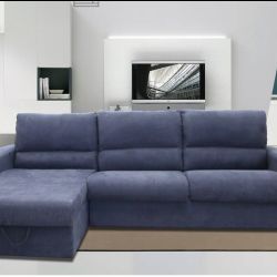 Piemonte divano letto angolare 3 posti penisola reversibile