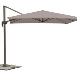 OMBRELLONE DELUXE A BRACCIO RETT. 3X4MT GRIGIO 780/29G