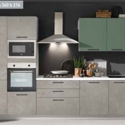 Cucina componibile New Ambra cm 360 h 216