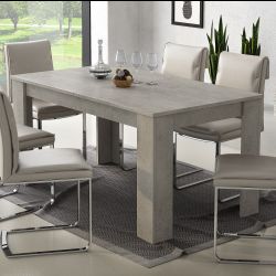 TAVOLO ALL. ULRICH 160/220X88 LIGHT BETON TAV279