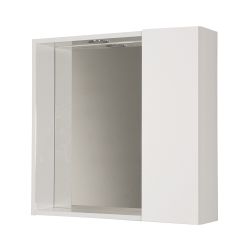 Specchiera bagno contenitore anta destra