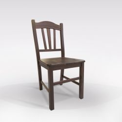 SEDIA SILVANA NOCE FONDELLO LEGNO