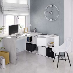 SCRIVANIA ADAPTA PLUS MULTIPOSIZ. B/CEM SCR606 135X142X76 CM