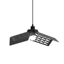 SOSPENSIONE GEO IN METALLO ANTRACITE 45X45 CM