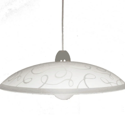 SOSPENSIONE MOD. FILIGRANA BIANCA DM50  PAN3