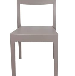 Sedia resina vesta tortora